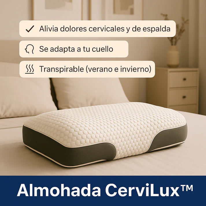 Almohada Cervilux™- Descanso reparador, mañanas sin dolor